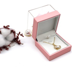 cutom color jewelry  box with flower from China factory